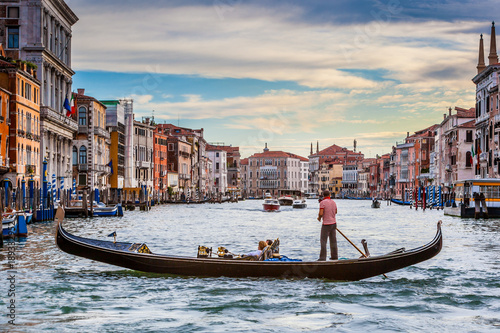 Beautiful Venice Canal With Gondola Tour