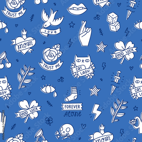 Cool tattoo pattern
