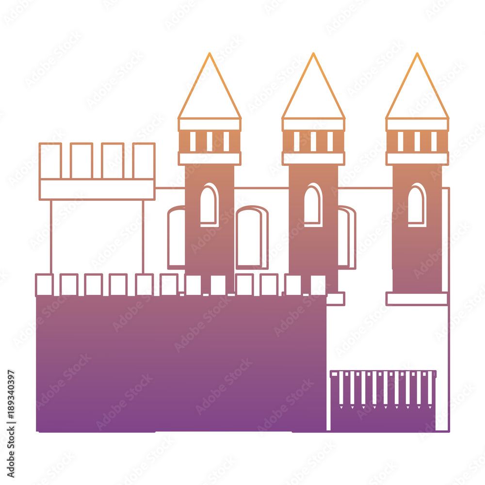 Medieval castle icon image Medieval castle icon image
