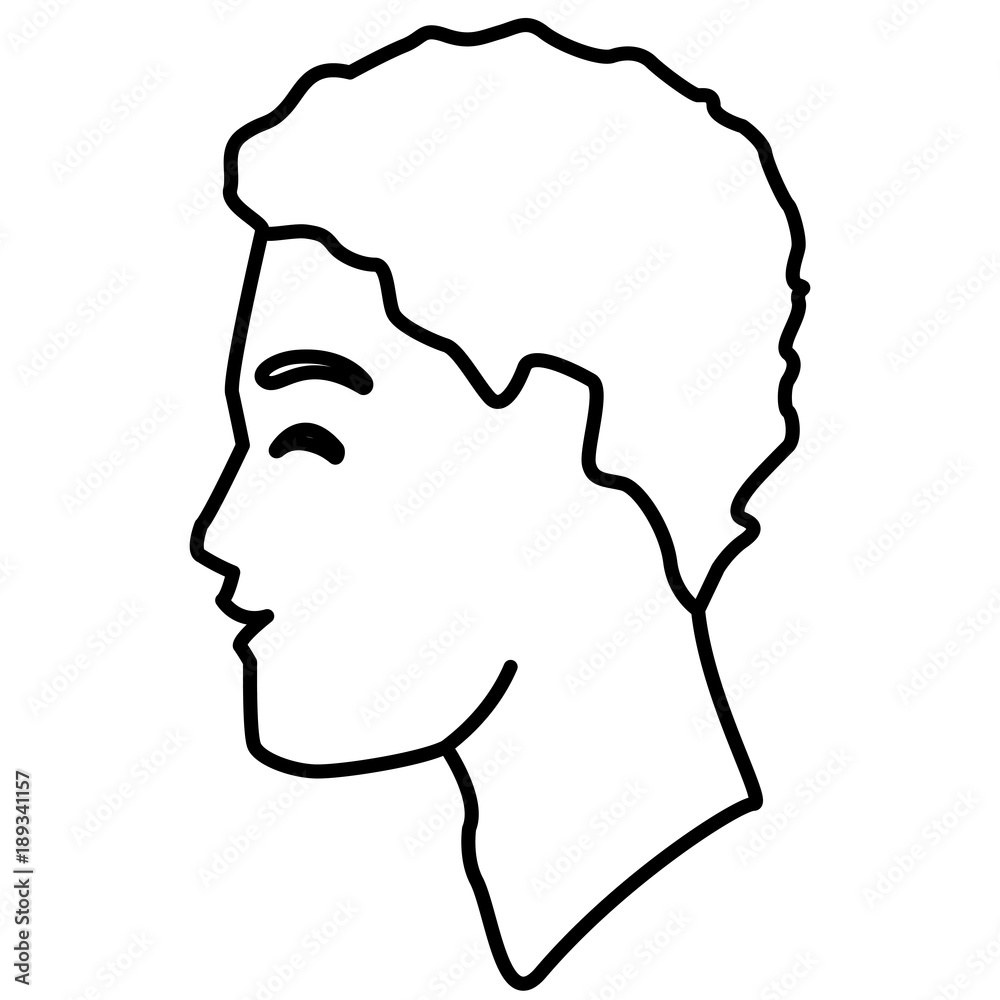 Man silhouette head icon vector illustration graphic design Man silhouette head icon vector illustration graphic design