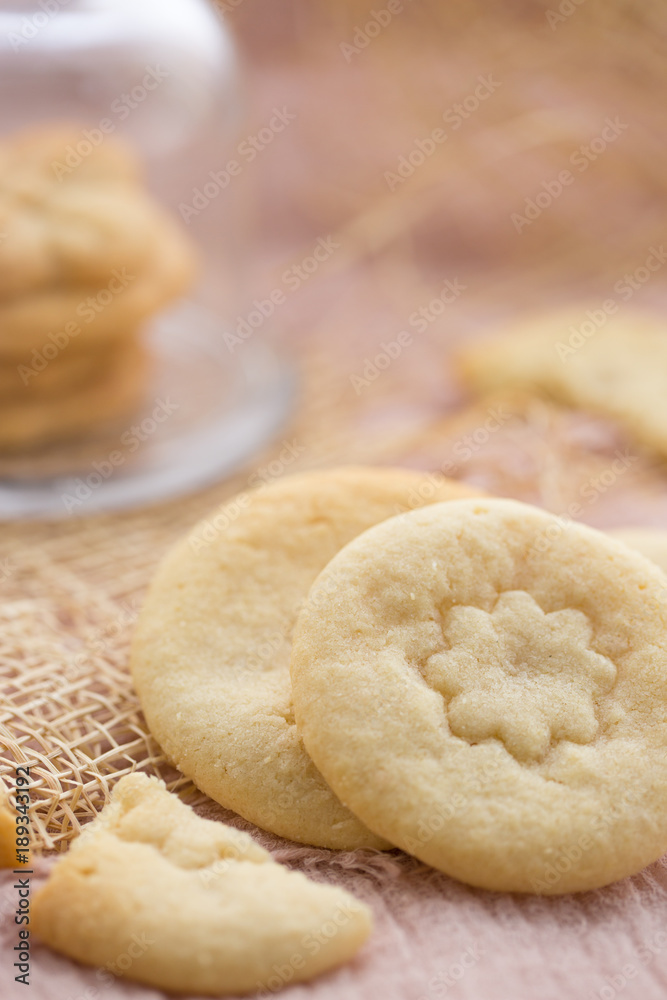 peanut biscuit background