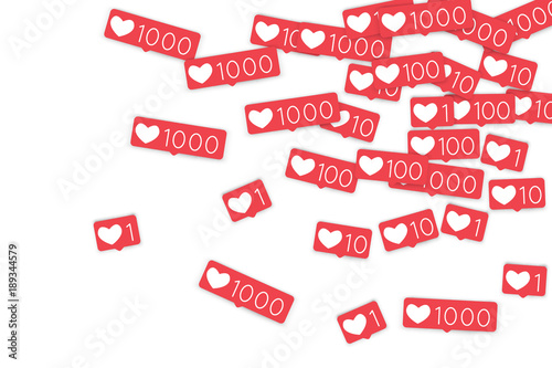 Social media counters.