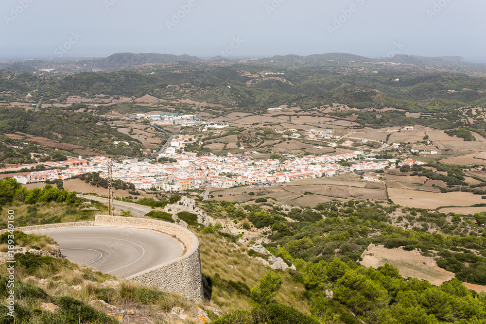View from mountain El Toro - Minorca - Spain