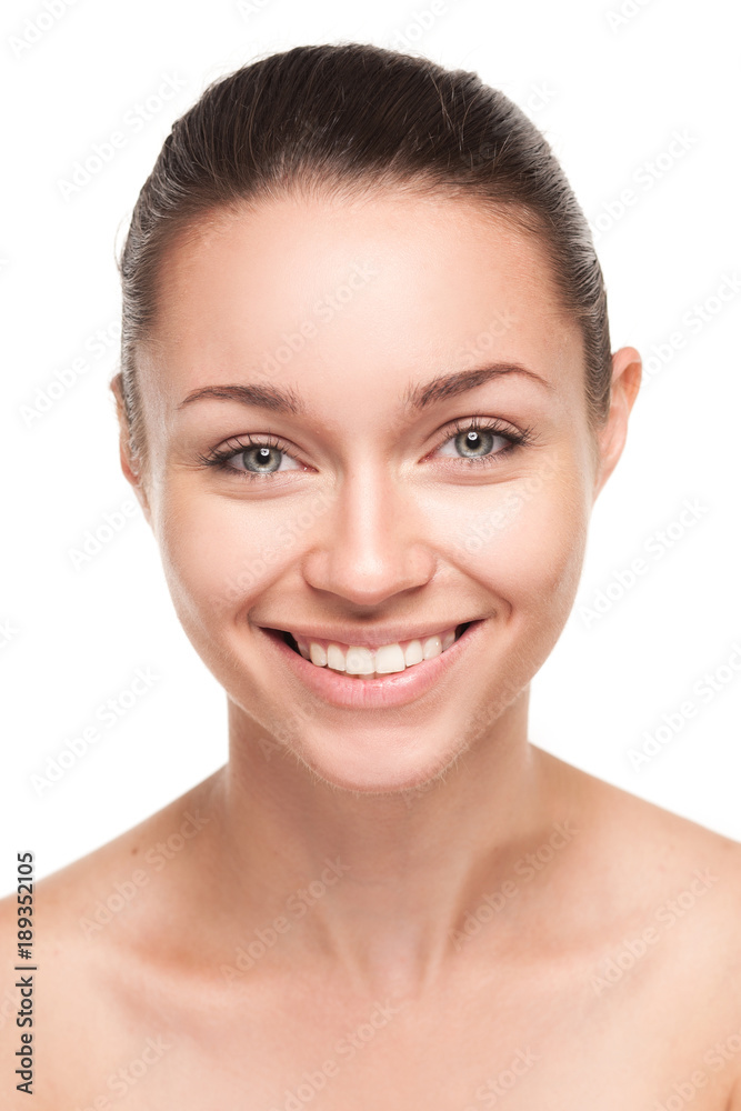 Portrait of beutiful smiling girl Portrait of beutiful smiling girl