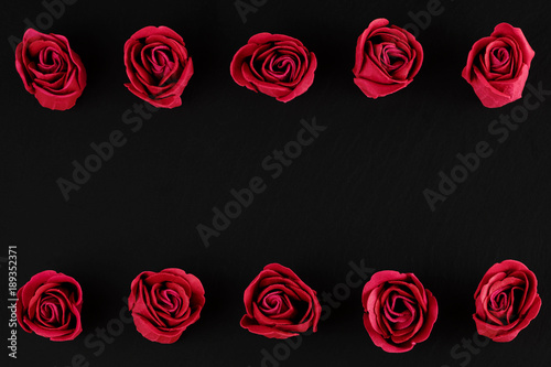 Valentine s Day - frame of roses