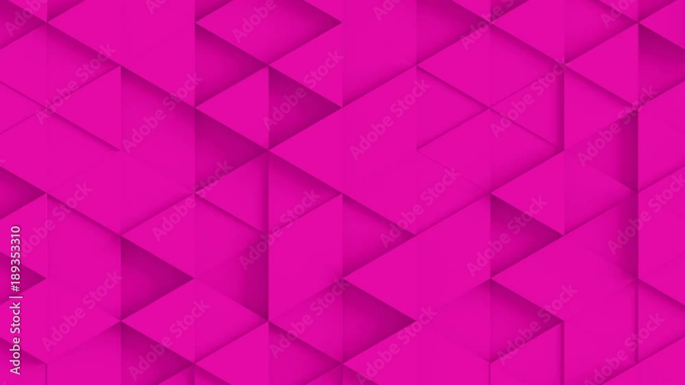 Abstract Triangle Geometric Surface Loop 1E: pink clean minimal triangles grid pattern, random waving motion background canvas in bright pink magenta lilac mauve lavender. Seamless loop 4K UHD FullHD. Abstract Triangle Geometric Surface Loop 1E: pink clean minimal triangles grid pattern, random waving motion background canvas in bright pink magenta lilac mauve lavender. Seamless loop 4K UHD FullHD.