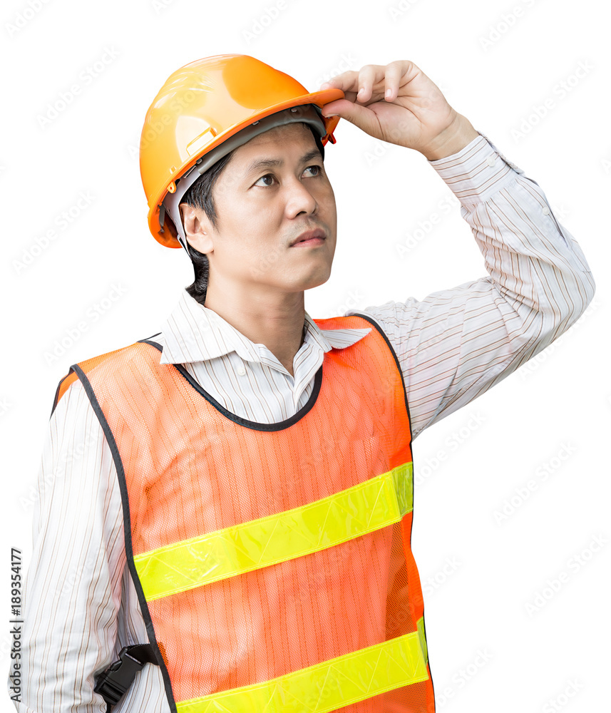 Engineer man isolated Engineer man isolated