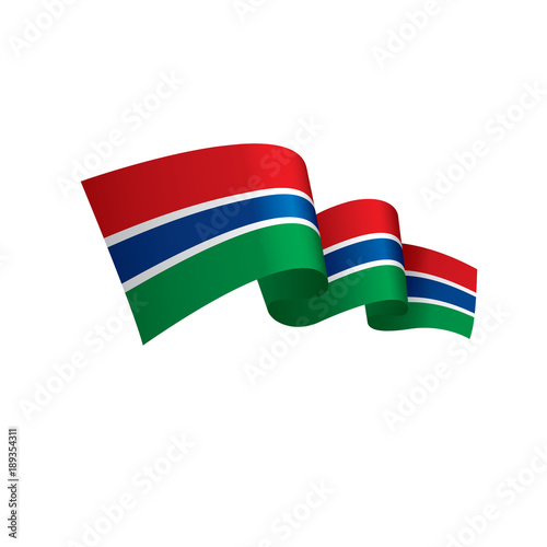 Free Download Gambia flag, vector illustration - GFXLoad