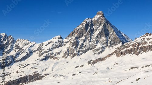 monte Cervino in inverno photo