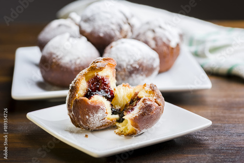Homemade donuts - the most delicious with marmalade