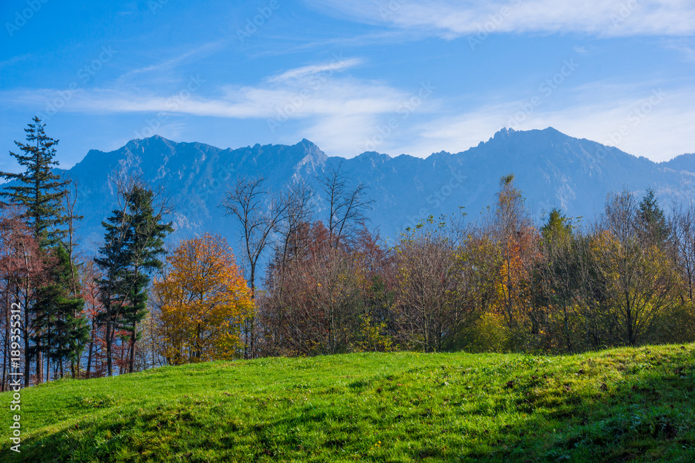 Beautiful landscape in the Swiss Alps