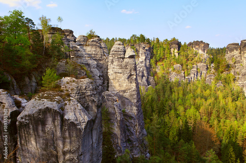 Saxon Switzerland natural reserve near Dresden, Germany