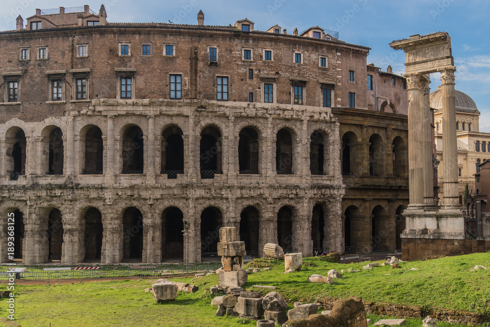 Teatro di Marcello in Rome, ancient Roman theatre
