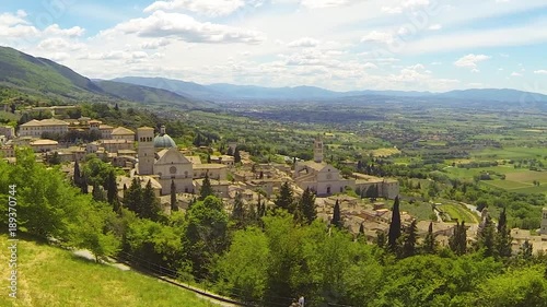 assisi landscape view