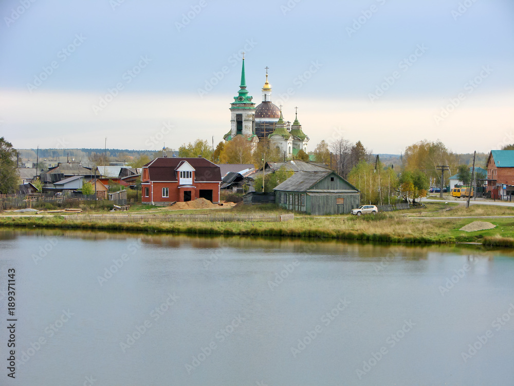 Temple of St. Nicholas. The village of Bengu. Sverdlovsk region. Russia
