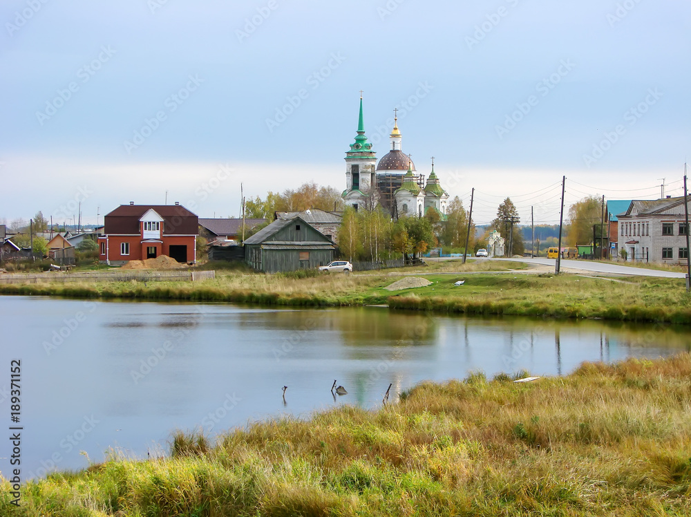 Temple of St. Nicholas. The village of Bengu. Sverdlovsk region. Russia