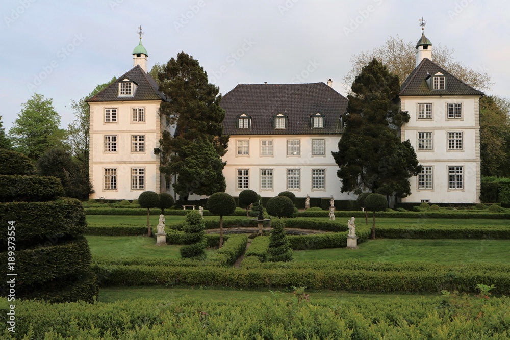 Gut Panker, Herrenhaus, Englischer Garten, Ostsee, Schleswig-Holstein, Deutschland 