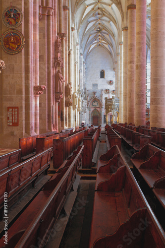 Interior of Lutheran church. Ulm  Baden-Wrttemberg  Germany