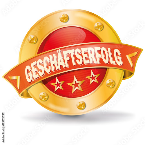 Button Geschäftserfolg