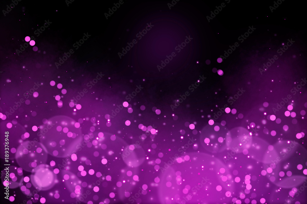 Abstract pink bokeh on black background Abstract pink bokeh on black background