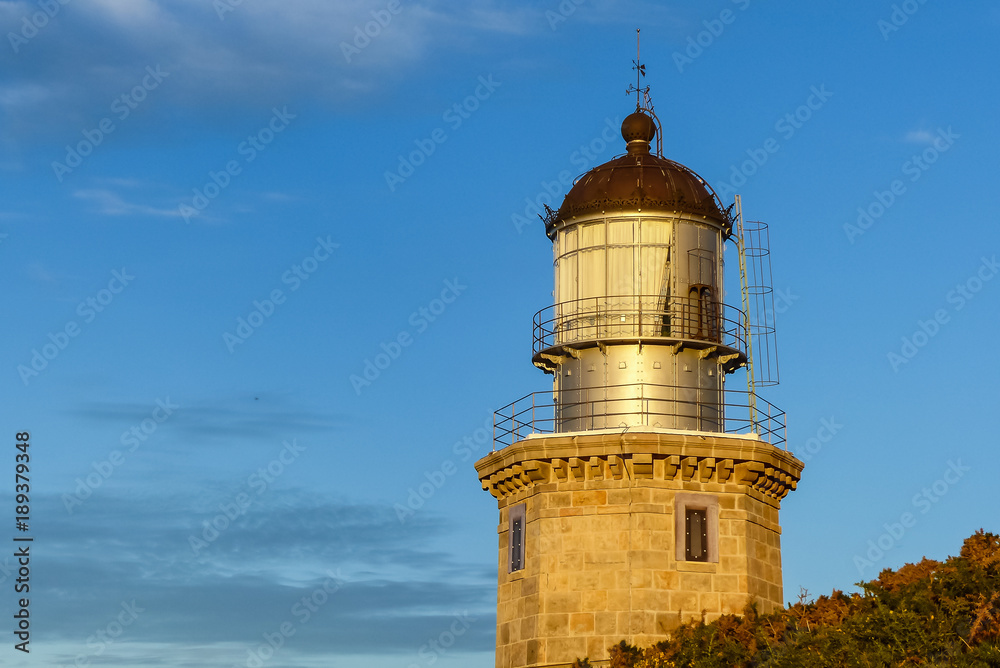 Matxitxako lighthouse in Bermeo, Basque Country