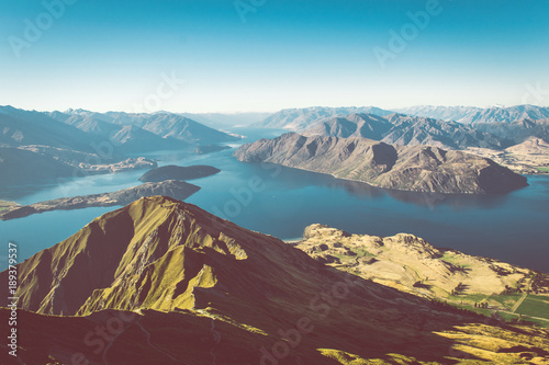 Obraz na płótnie roy's peak wanaka new zealand landscape