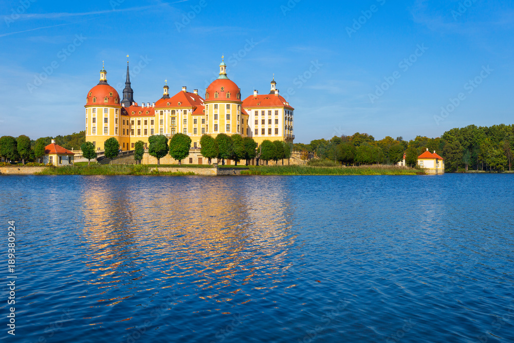 Castle Moritzburg near Dresden in Saxony, Germany