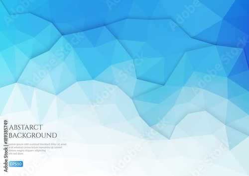 Abstract background in the polygonal style. Layers of geometric shapes.