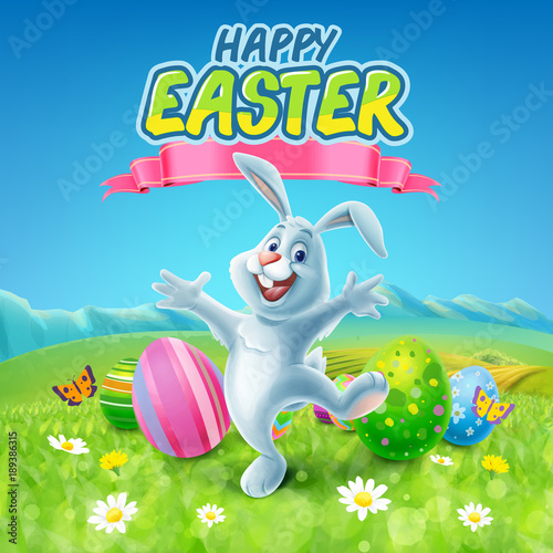 happy easter banner