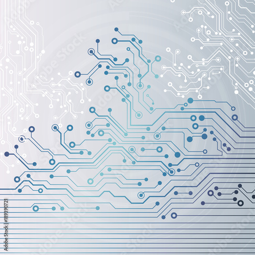 Circuit board, technology background. Vector illustration. EPS 10.