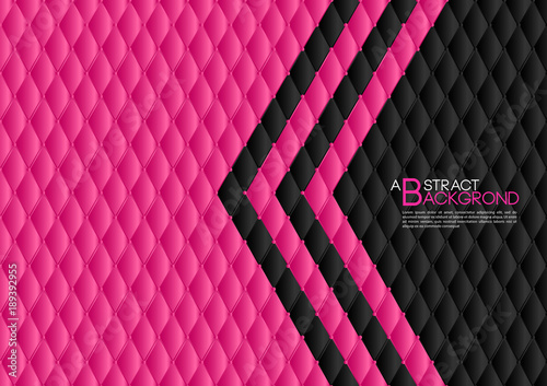 Black and pink abstract background vector illustration, cover template layout, business flyer, Leather texture luxury can be used in annual report cover design, book, banner, web page, brochure, card