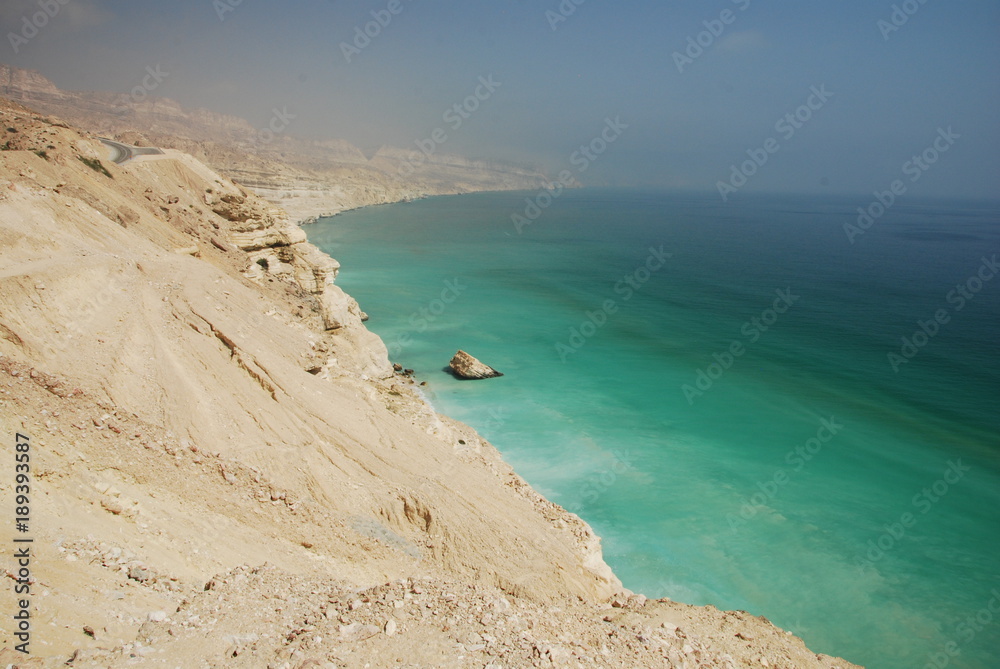 Côte le long de la mer d'Arabie