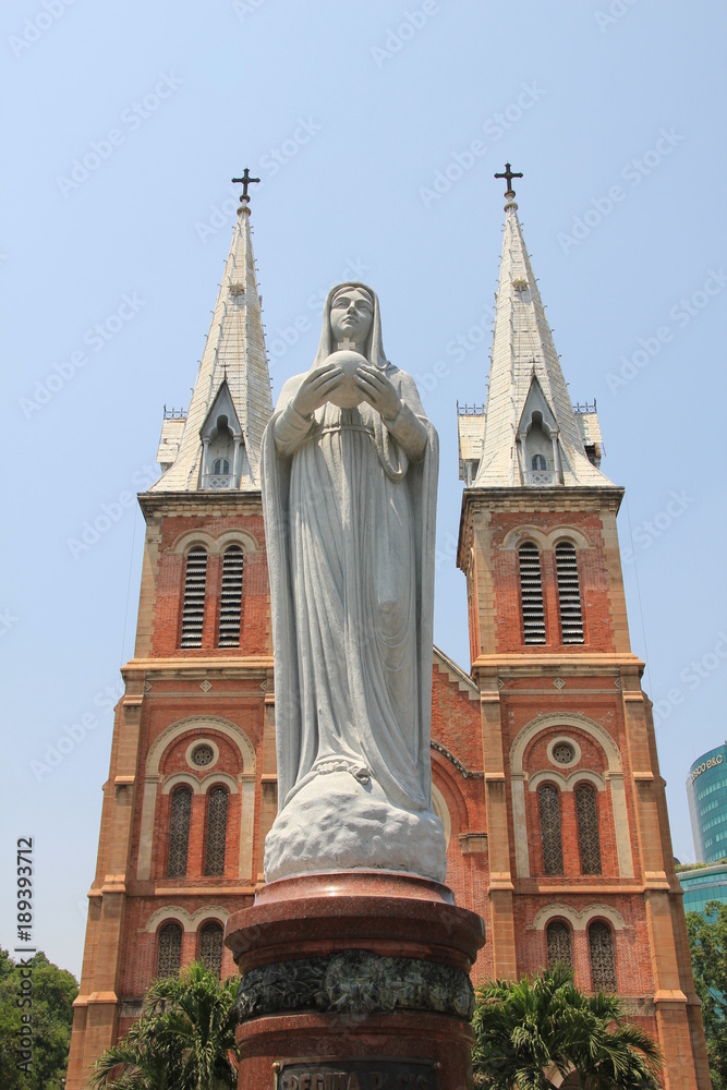 Kathedrale Notre Dame/Nha Tho Duc Ba Saigon Vietnam