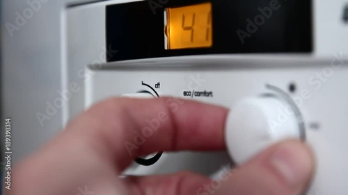 Using the water heater thermostat