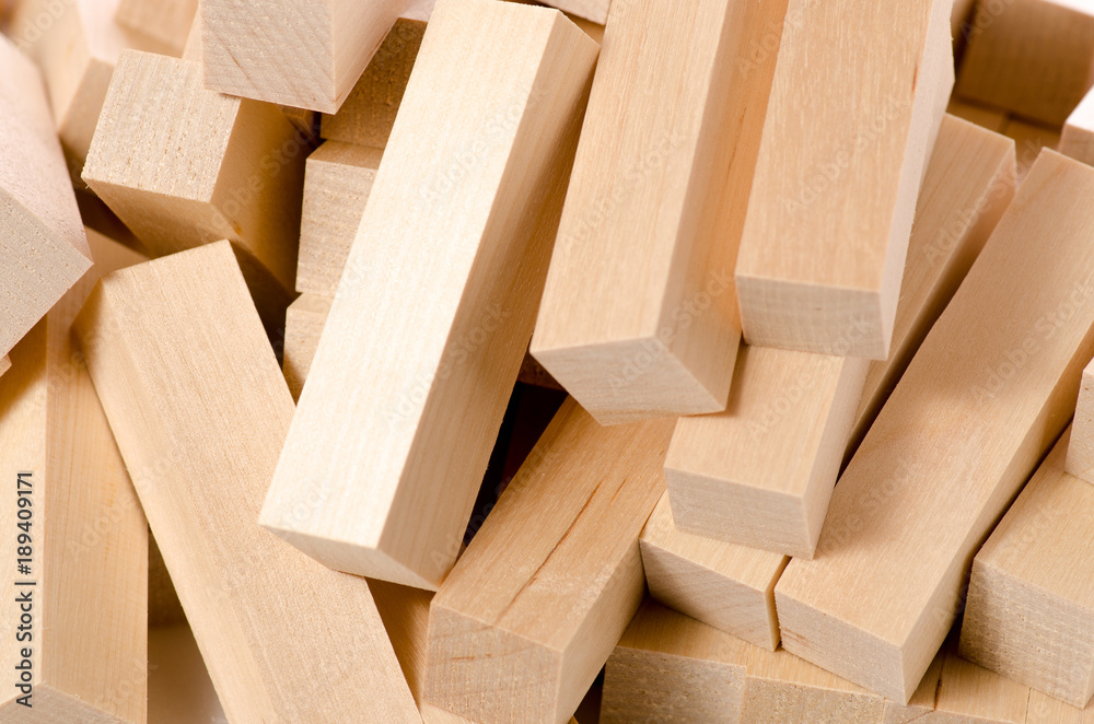Wooden block background macro photo Wooden block background macro photo