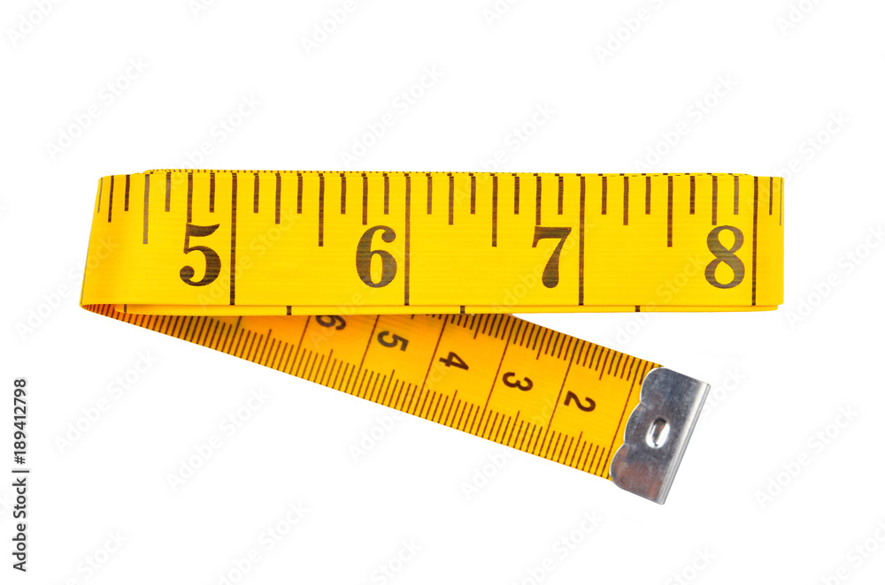 Yellow measuring tape
