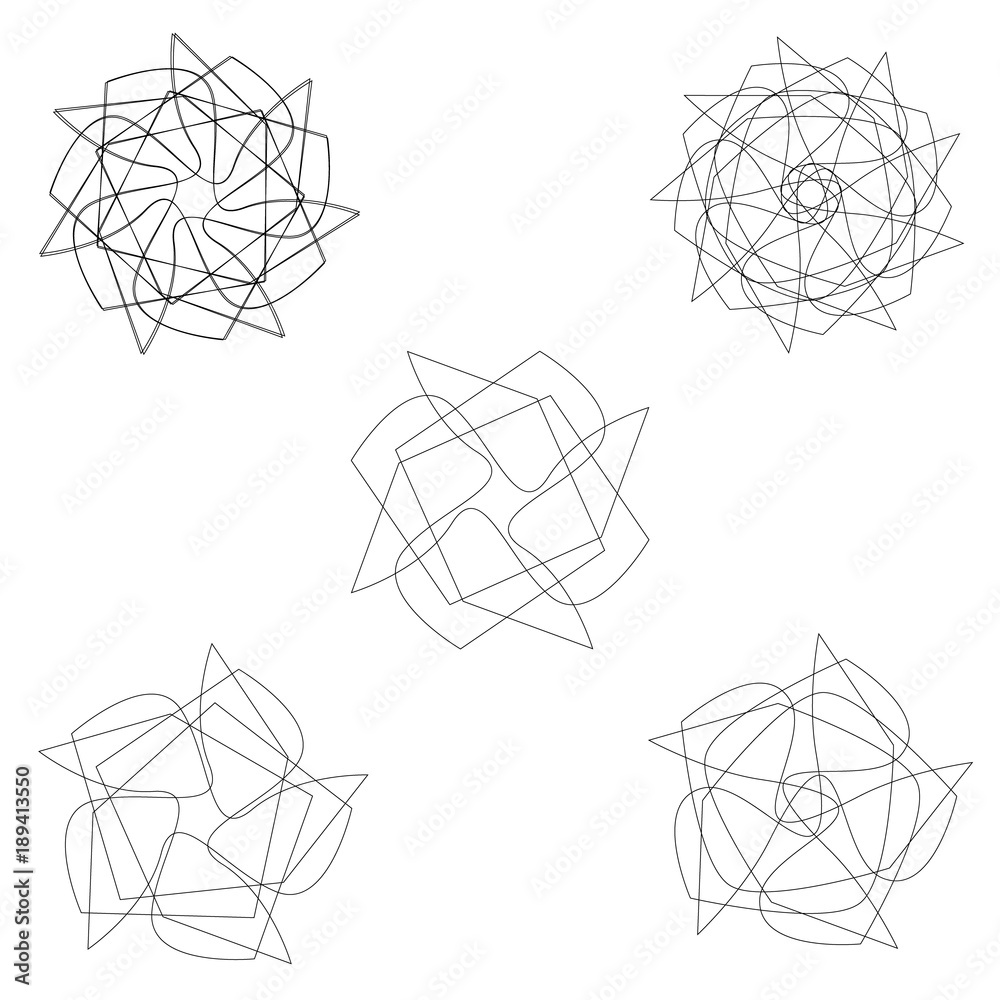 Holiday patterns of stars of snowflakes and flowers for gifts Holiday patterns of stars of snowflakes and flowers for gifts