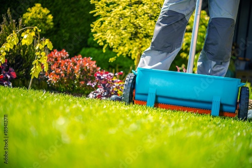 Spring Fertilization of Grass