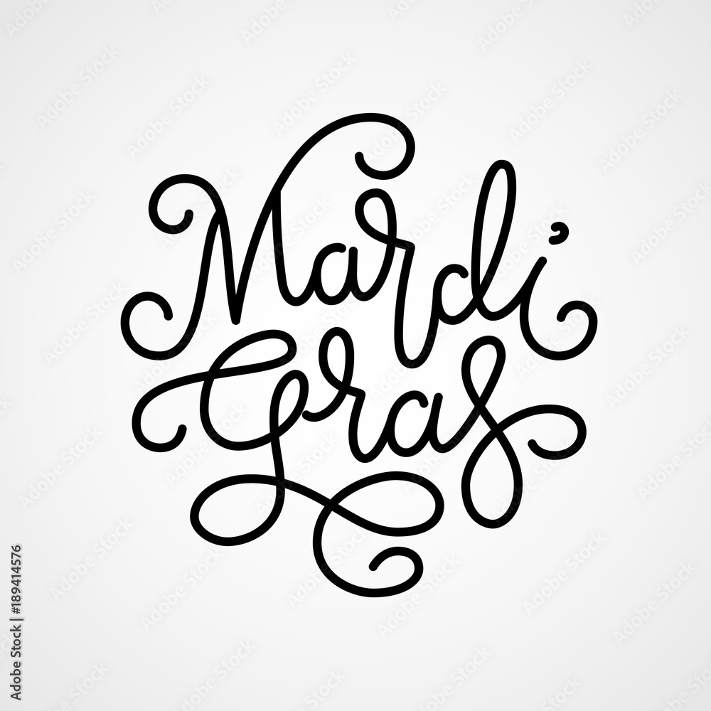 Mardi Gras lettering Mardi Gras lettering