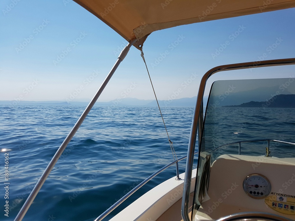 Boot auf dem Gardasee