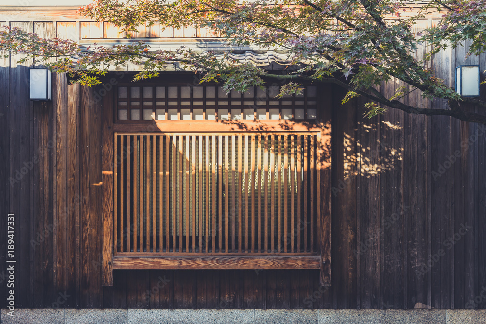 Japanese wood window art traditional architecture vitnage color tone Japanese wood window art traditional architecture vitnage color tone