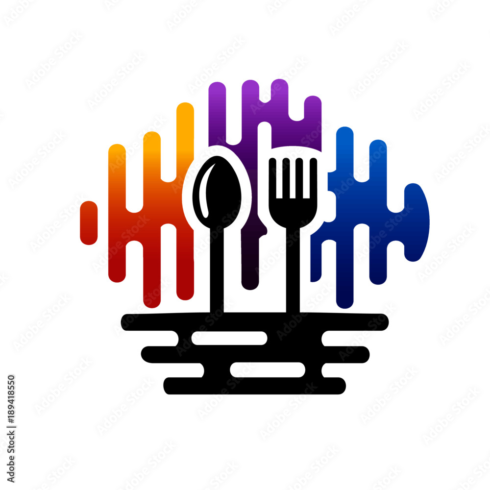 Obraz premium Resto Logo Template Stock Vector