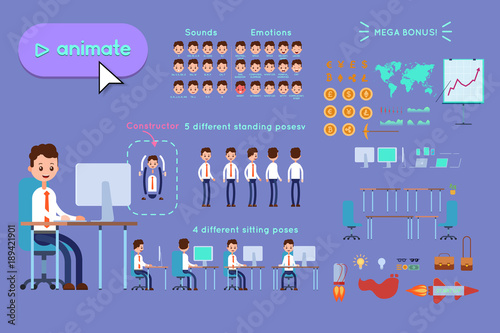 Minimalistic character constructor for animating 