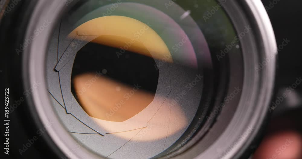 Professional camera lens zoom