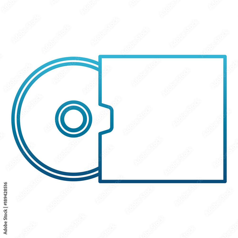 Cd rom mock up icon vector illustration graphic design Cd rom mock up icon vector illustration graphic design