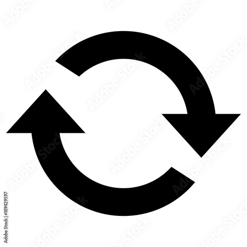 rotation arrow, sinc symbol