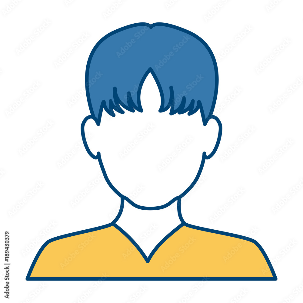Man faceless avatar icon vector illustration graphic design Man faceless avatar icon vector illustration graphic design