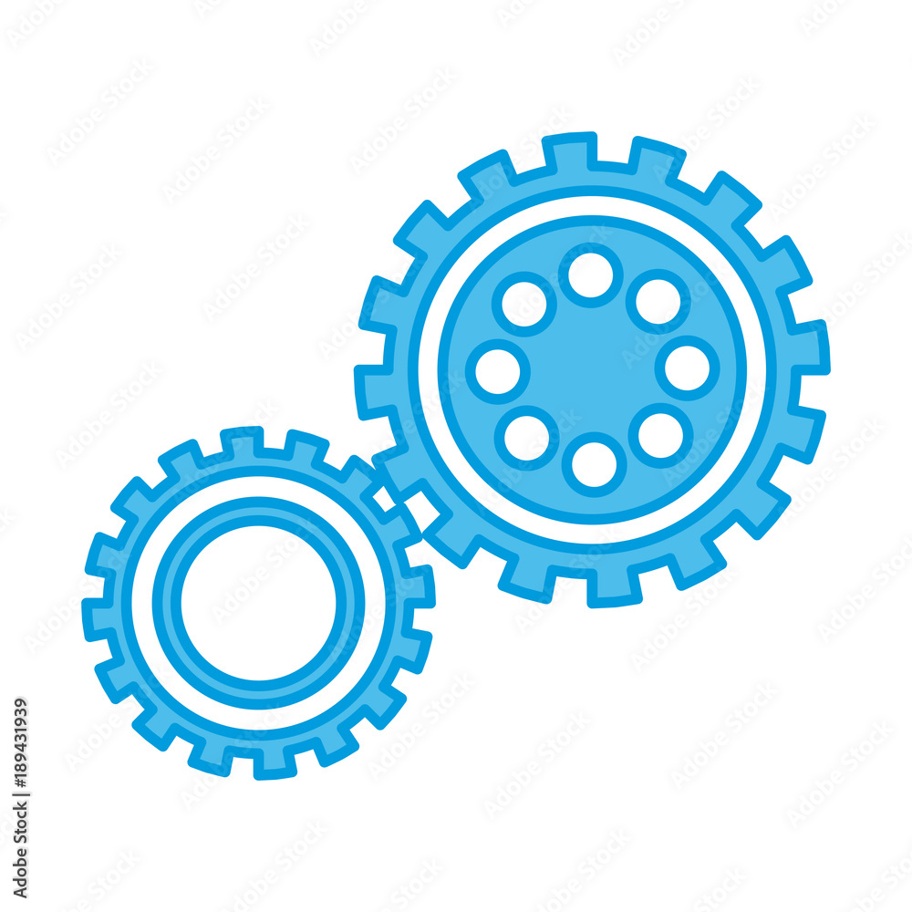 Gears machinery pieces icon vector illustration graphic design Gears machinery pieces icon vector illustration graphic design