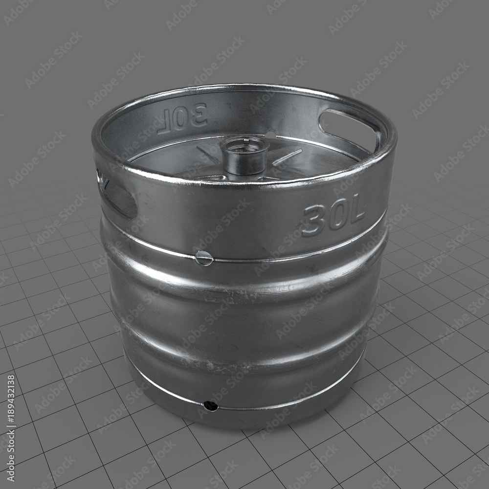 Pony beer keg Stock 3D asset Adobe Stock