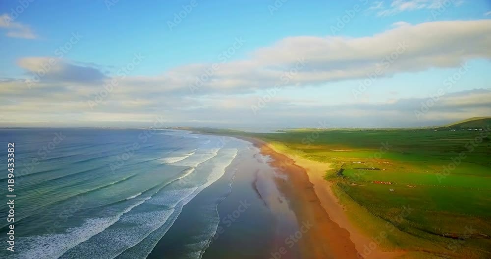 Beautiful sea and green landscape